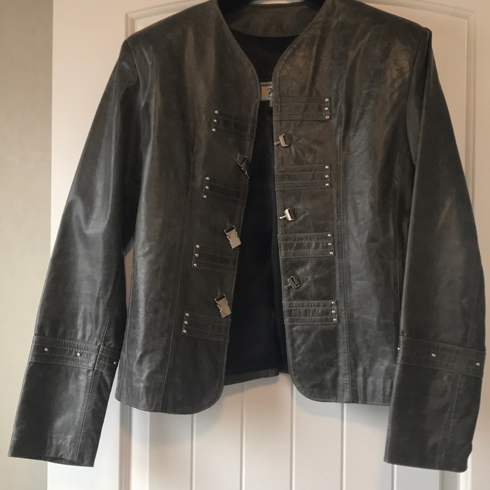 Brand New Leather Jacket From Argentina Size M/L
